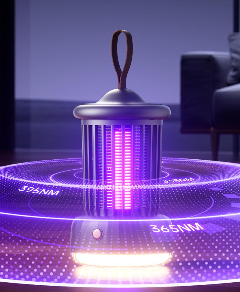 Silent, Safe, Radiation-Free Mosquito Killer Lamp: Ideal for Mothers & Babies, Efficient All-Night Protection for Home & Camping