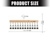Natural Wood Cap Holder 12 Strong Clips For Baseball Hats Baby Caps Wooden Underwear And Gloves Trouser Clip