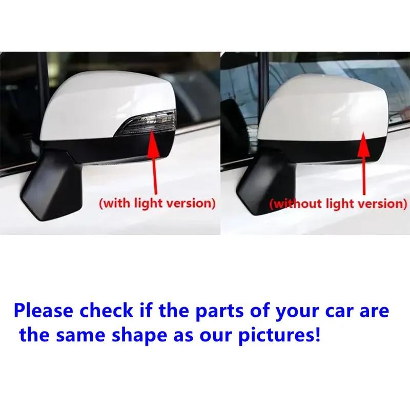 For Subaru Outback Crosstrek 2015-2017 WRX 2015- Car Rearview Side Mirror Cover Wing Cap Door Housing Shell Trim ABS Carbon