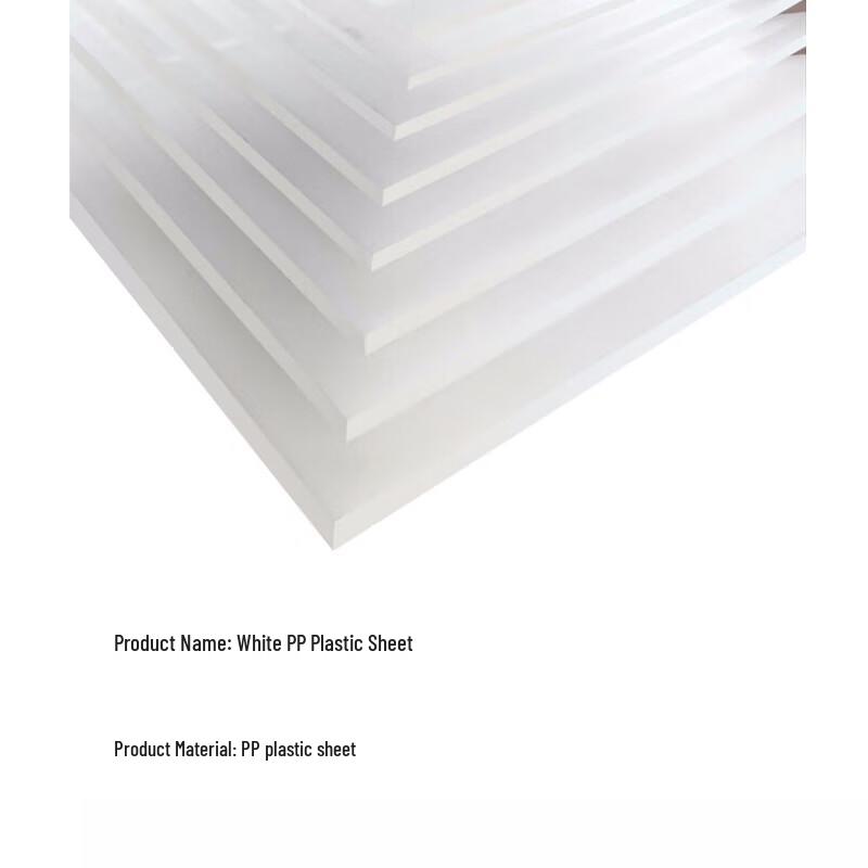 White Wear-Resistant PP Polypropylene Plastic Sheet