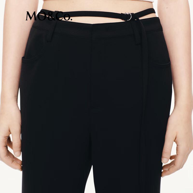 MO&Co. 2025 Autumn Micro Flare Casual Pants