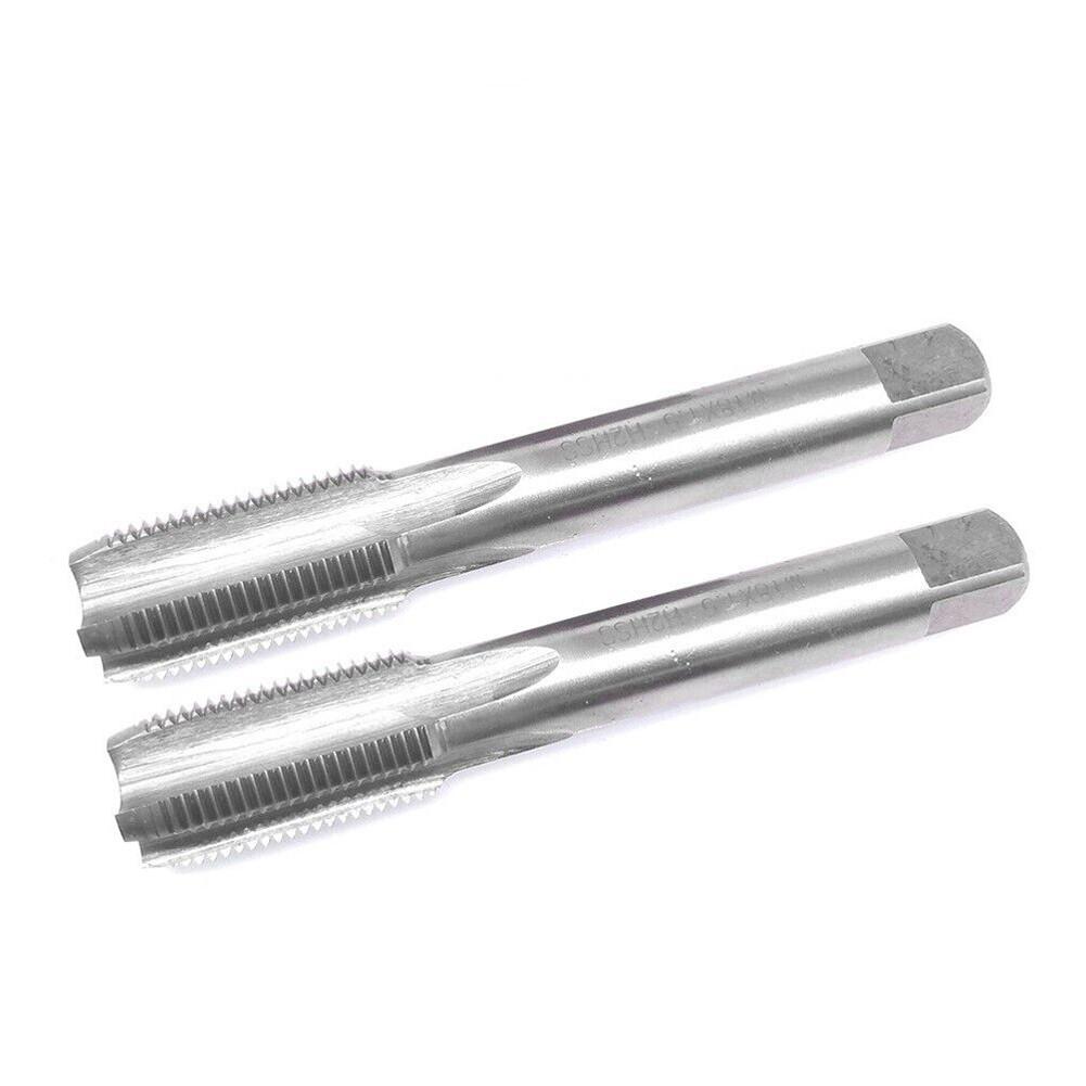 2ks HSS 18 mm x 1,5 Metrický kužel & Závitový závitník Pravý závit M18 x 1,5 mm Sada rozteče