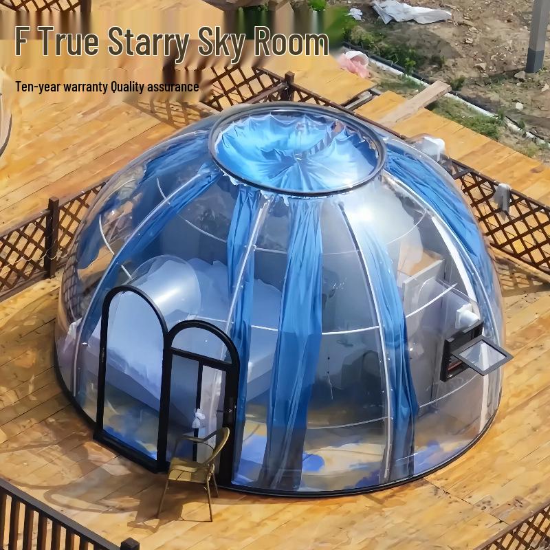 PC Bubble Outdoor Stargazing Tent: Spherical Sunroom for Courtyard and Hotel Use