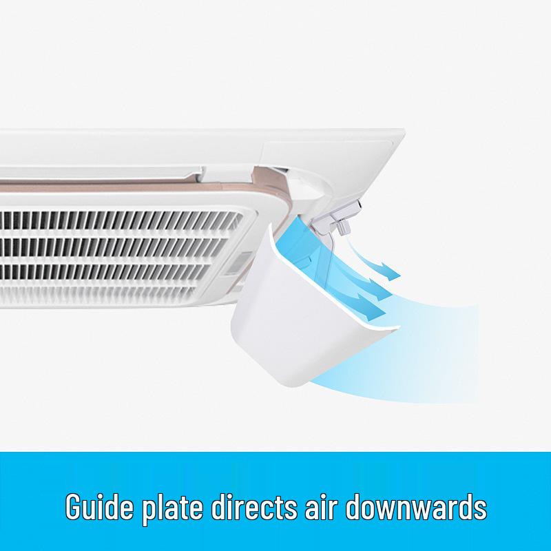 Deflettore Vento Condizionatore d'Aria a Soffitto Anti-Soffio Diretto Tipo Cassetta 3HP/5HP