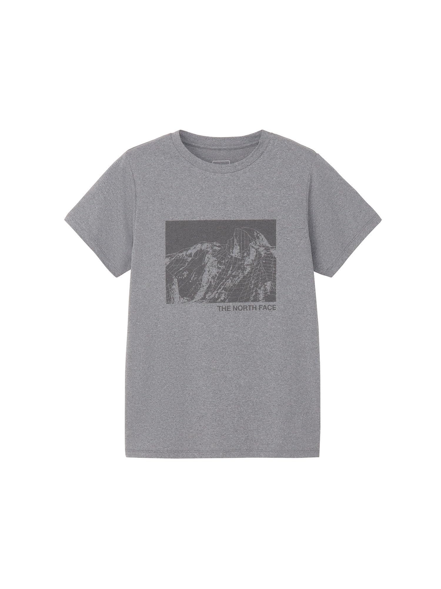 

The North Face Футболка с коротким рукавом, сшивная, с графикой Йосемити, смешанная, M, женская, серая,