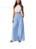 European and American Fashion Casual Women's High-Waisted Wide-Leg Pants with Pockets