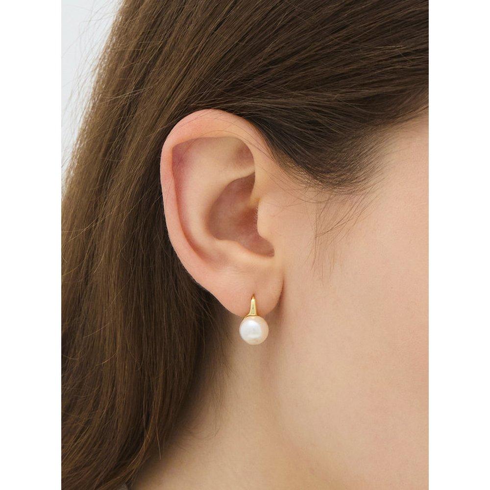 H Edice Stříbrná (Y) Perlové náušnice na jedno kliknutí 8mm Hl6E55616Y9Xxx