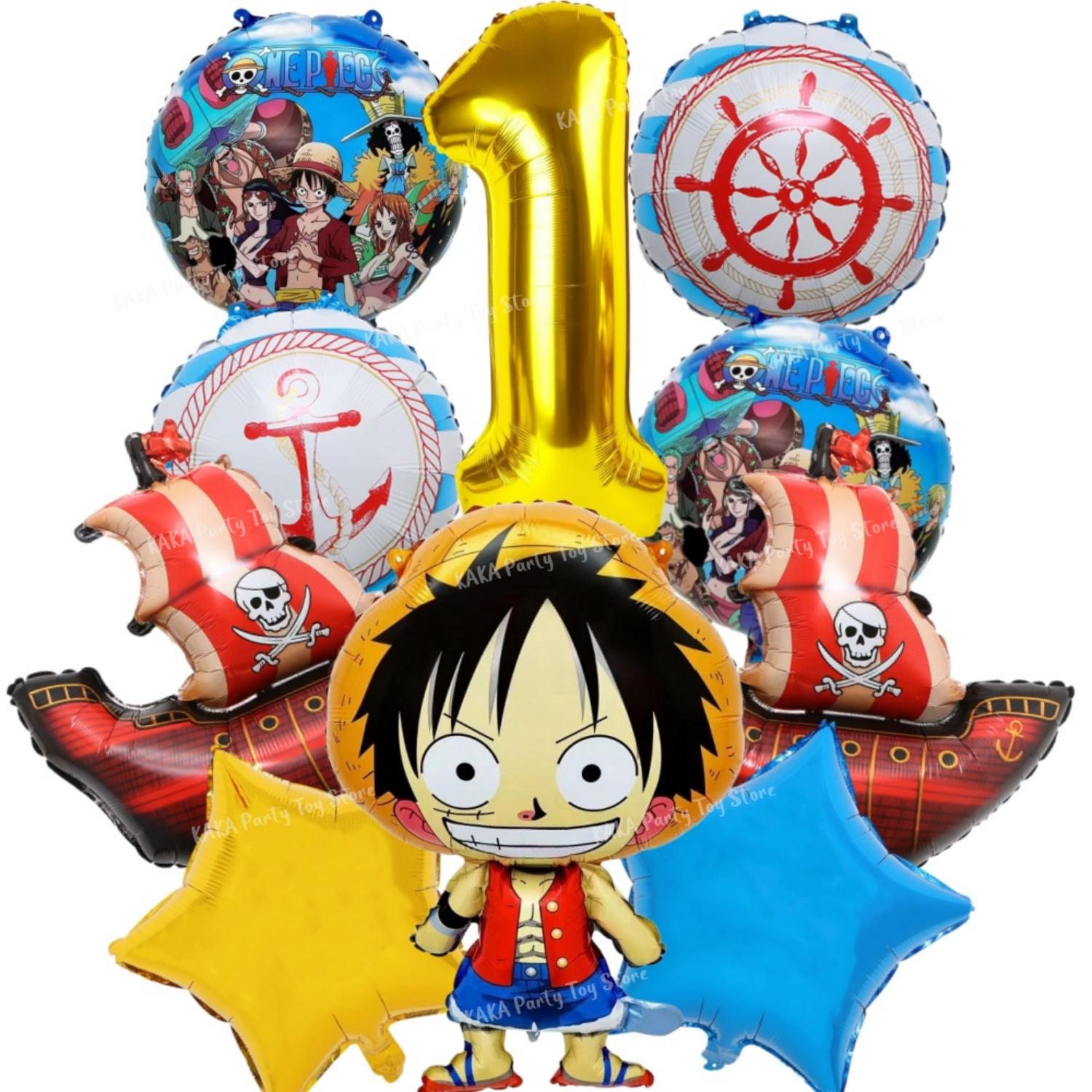 One Piece 32  Cijfer Folie Ballonnen Set voor Babyborrel Jongens Verjaardagsfeest Decoraties Kinder Speelgoed Cadeaus Lucht Ballonnen
