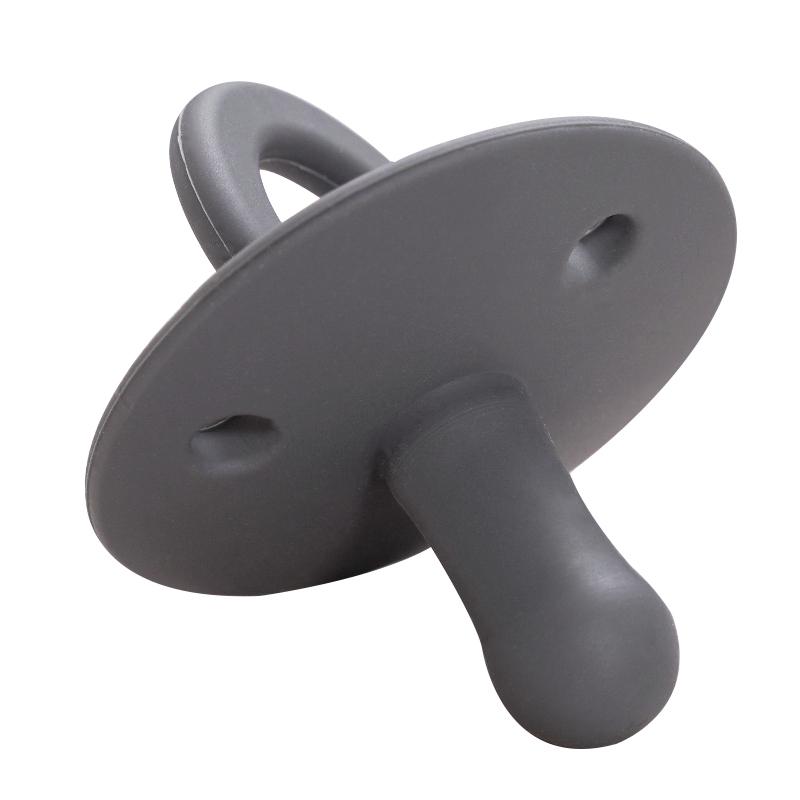 1шт силиконовая детская соска-пустышка, пищевой силикон, пустышка для новорожденных, не содержащая бисфенол-А, однотонная, силиконовая соска, детская соска