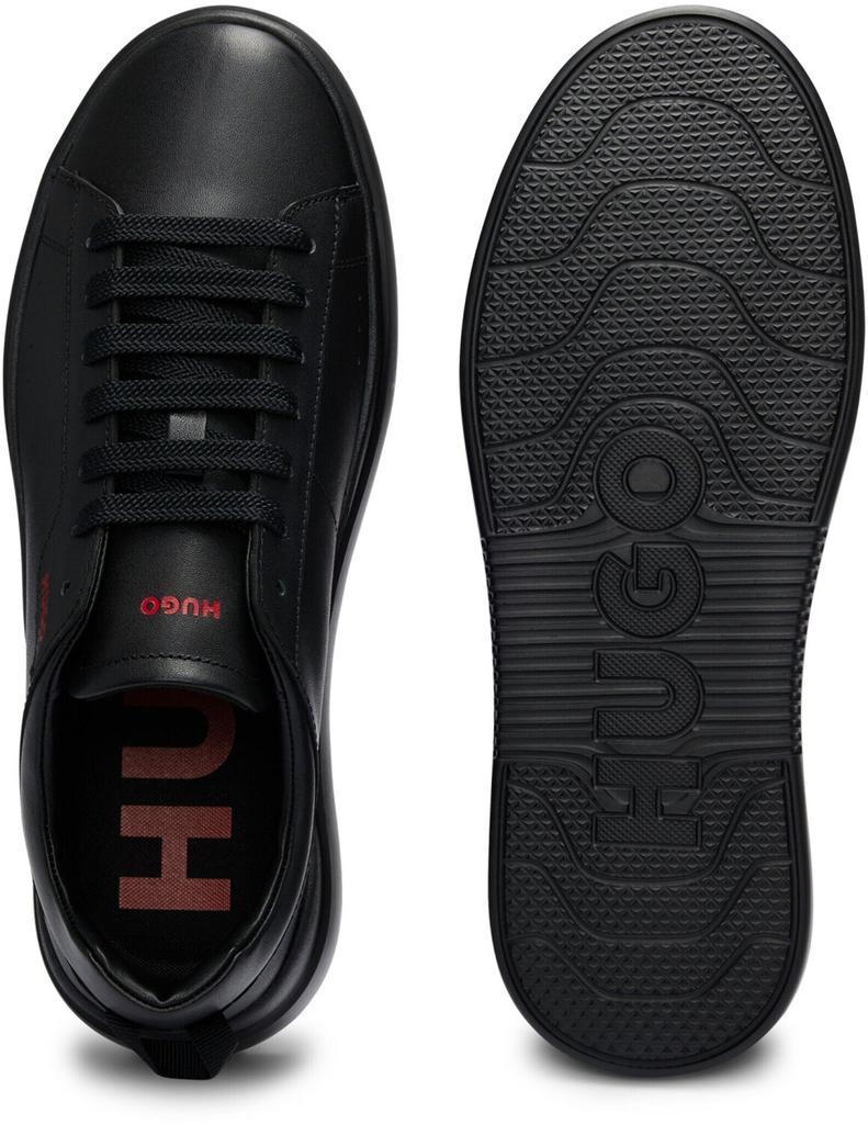 Кроссовки HUGO Sneaker Leder schwarz