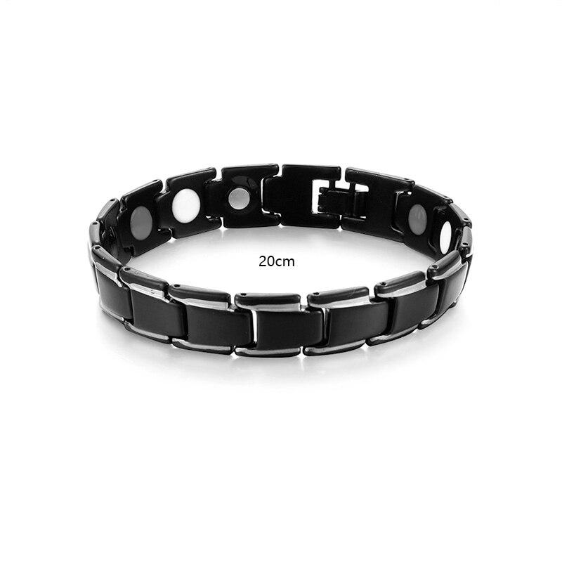 

Trendy Stylish Men Strength Therapy Bracelet Adjustable Health Sleep Better Energy Bio Magnetic Bracelets Bangles for Male Gift