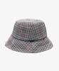 PEACE MAKER Glen Check Bucket (Black)