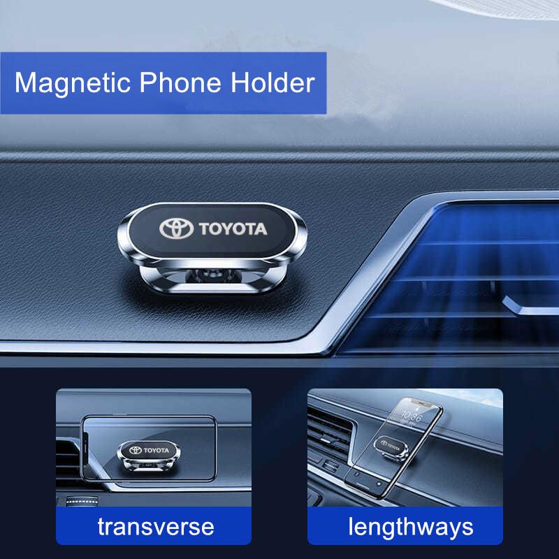 BBcq3 For Toyota Yaris Camry prius prado corolla rav4 Magnetic Car Phone Holder Stand Mobile Cell Air Vent Magnet Mount GPS Support