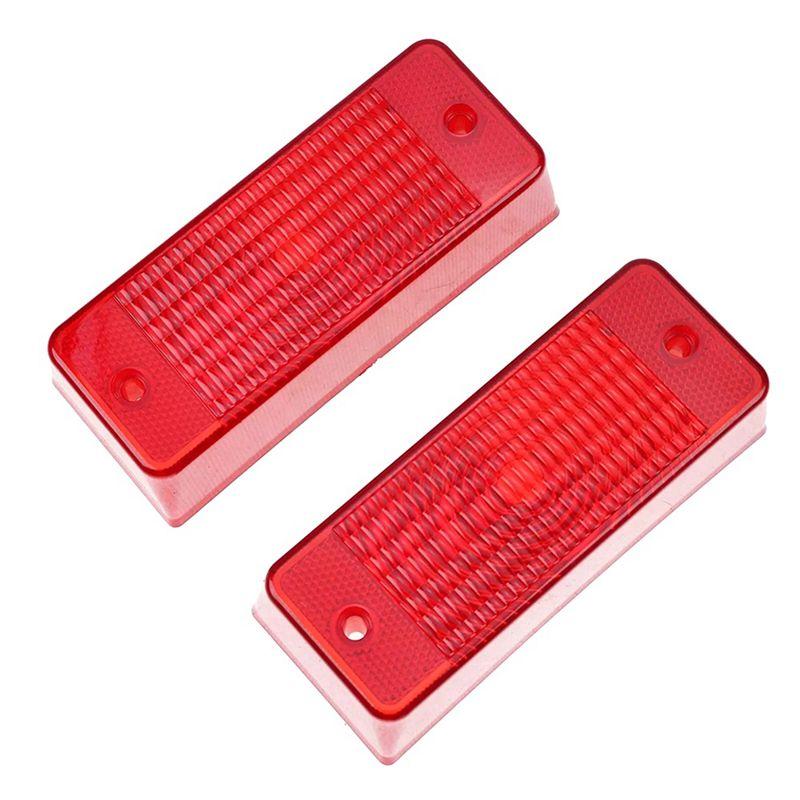 Versatile 2Pcs Red Tail Light Lens For Bobcat S130 S150 S160 S175 S185 S205 S220 S250 S300 S330 6672276
