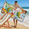 Rabbids Invasion Fun  Print Beach Towel, Large Soft Quick Dry Towel for Beach Camping Swimming