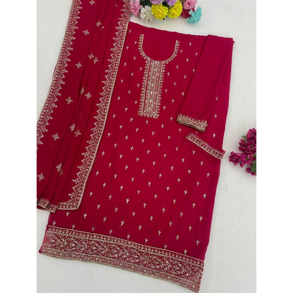 Indischer Designer Paksiatni Salwar Anzug Bollywood Hochzeitsfeier Trage Salwar Kameez