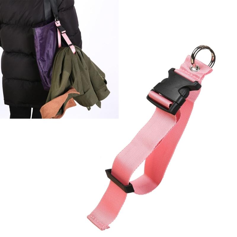 Add-A-Bag Luggage Strap Jacket Gripper Luggage Straps Baggage Suitcase Straps Belts with Release Buckle Travel Accessory