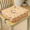 Booster Seat for Dining Table Printed Pattern Kids Booster Seat with Safety Buckles Anti-Slip Bottom Heightening Cushion