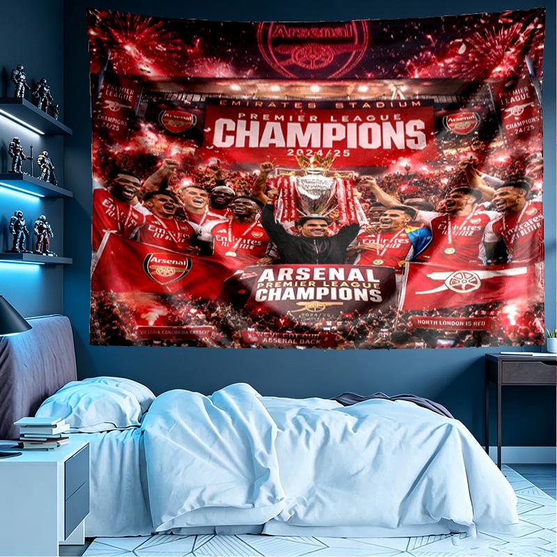 Football Team Print Tapestry, Lightweight Wall Hanging, for Bedroom, Dorm, Living Room, Home Art Decor - Birthday Christmas Gift for Friends
