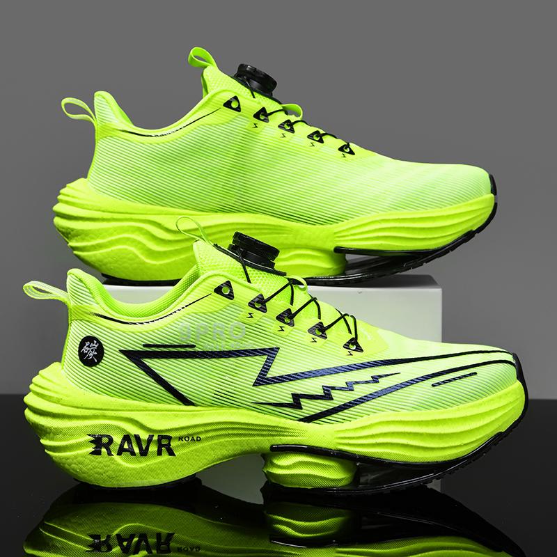 New Men'S Running Shoes Cushioning Carbon Plate Racing Marathon Athletic Shoes Comfortable Non-Slip Sports Tennis Shoes