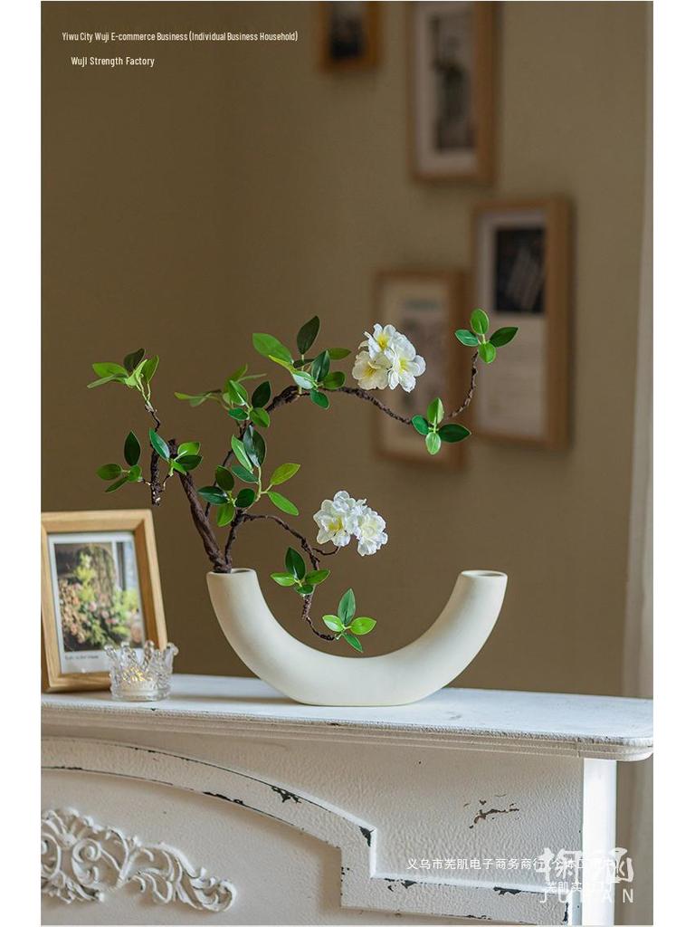 Bionic Begonia: Artificial Luxury Green Plant Dining Table Decoration