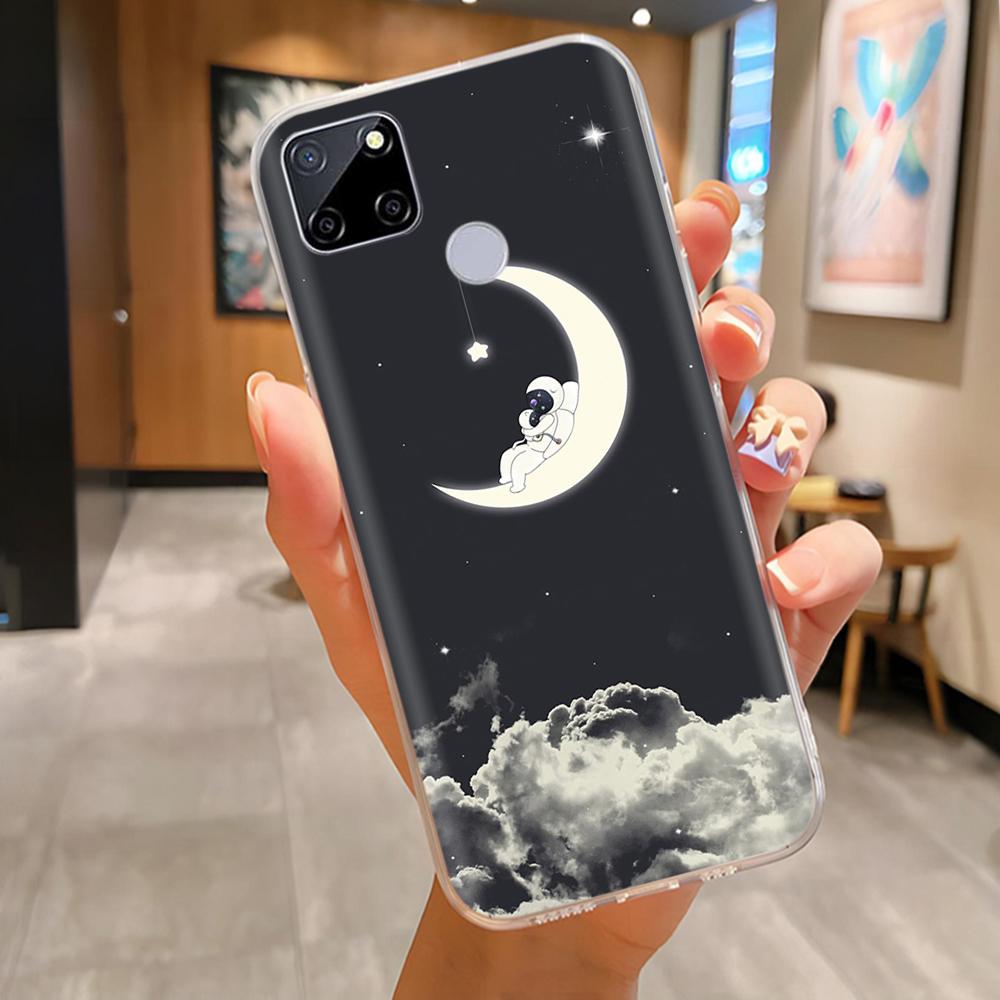 Case For Realme C25 C25s Coque Cute Cartoon Painted Soft Silicone Cover For OPPO Realme C25S C25 Cases Bumper RMX3195 RMX3197