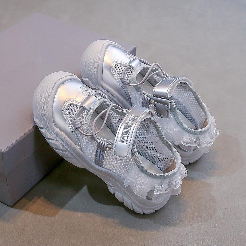 Girls' Ballet Movement Sandals - New Style Children's Single Mesh Casual Shoes