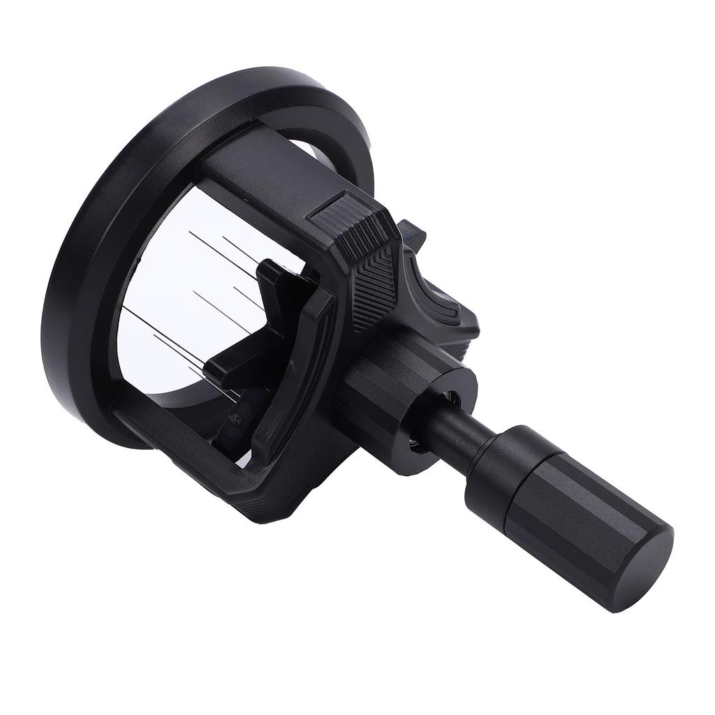 Coffee Distribution Tool 58mm Aluminum Alloy Magnetic Rotating Needle Coffee Stirrer for Home Bar Black