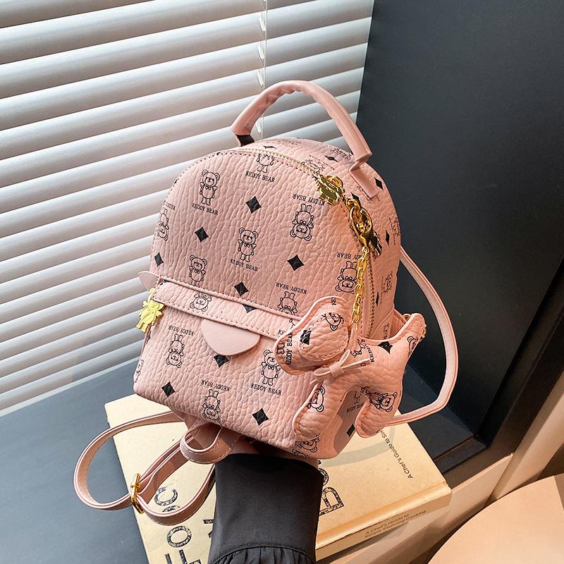 Premium Sense Backpack Women's Casual Fashion Niche Design Student Class Schoolbag Street Trend Small Backpack