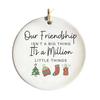 Neighbors Christmas Ornament Thank You Gift for Good Neighbors Welcome to The Neighborhood Holiday Ceramic Tree Ornament