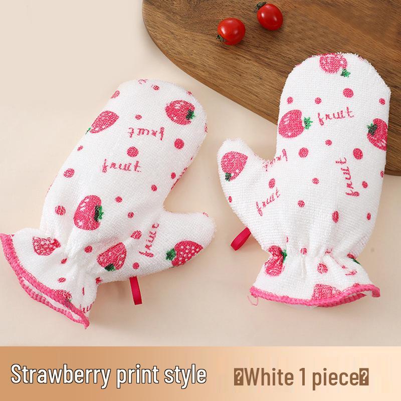 Bamboo Fiber Dishwashing Gloves: Oilproof, Waterproof, Heat-Resistant Cleaning Gloves