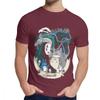 Studio Ghibli Totoro Spirit Away White Dragon Haku T Shirt Fashion Crewneck Custom Men S Harajuku