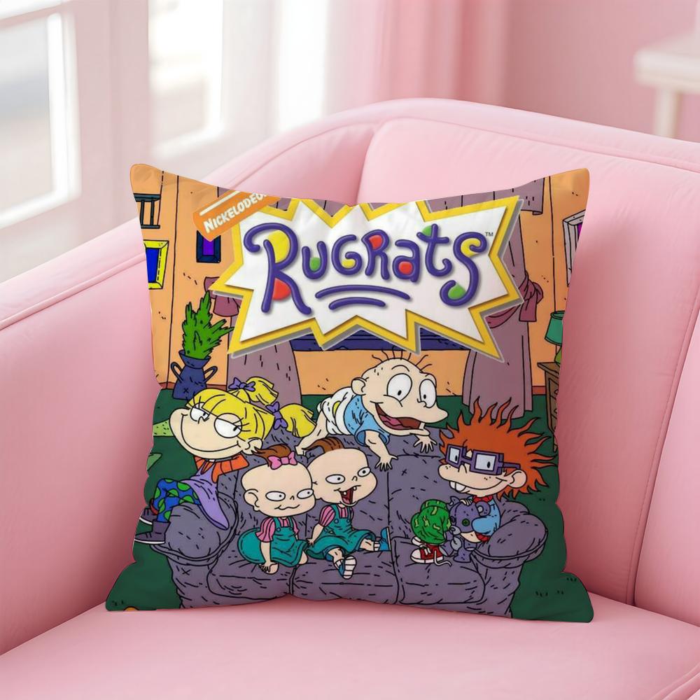 Cartoon R-RugratsS Kissenbezug Bequemer Wende-Kissenbezug Ideal für Auto Sofa Schlafzimmer & Mehr