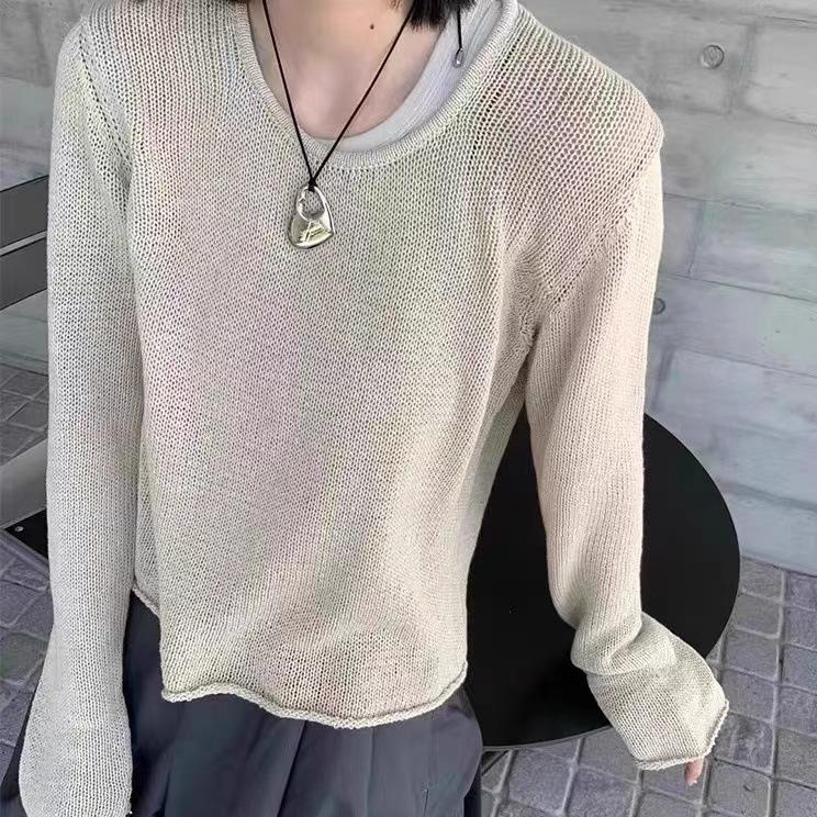 Premium Sweater Chain Titanium Steel Comb Necklace Women'S Silver Small Long Pendant Vintage Niche Design Accessories