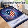 Custom Text Printed Rug Atletico Madrid Non Slip Floor Carpet For Home Room Decor