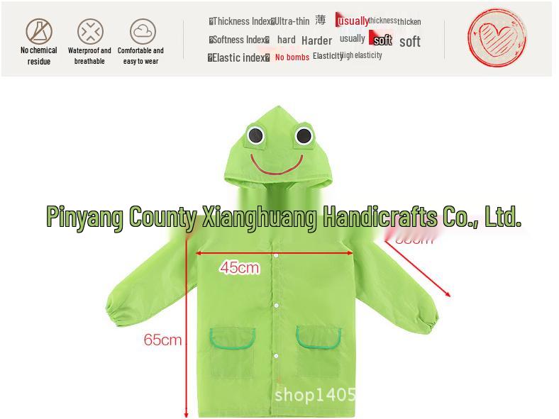 Poncho per bambini in stile giapponese e impermeabile da uomo e da donna in stile coreano con cartoni animati - Impermeabile e protezione UV