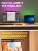 Asymmetrical LED Desk Lamp with Eye Protection and Dimmable Feature - CE Certified