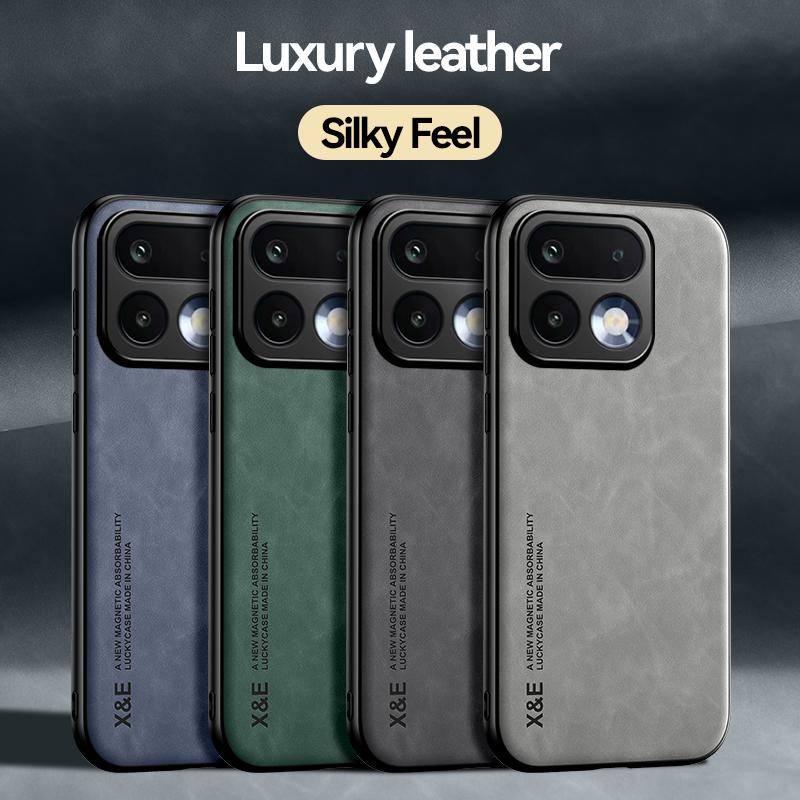 For Realme 16 15 14 Pro Plus 14T Light Luxury Sheepskin Magnetic Phone Case For Realme GT8 GT7 C85 Pro C75 GT6 GT6T GT7T