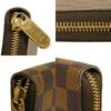 Used 12564 Zippy Organizer N60003 7940 Old Model Logo Brown Zip Around Card Case Coin Purse Damier Ebene Unisex from