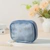 NEW Sparkling Star Velvet Makeup Bag, Large Capacity Multi-Use Pouch with Golden Zipper for Makeup Coins, 4 Colors
