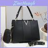 Urban Minimalist Pu Bucket Bag For Women With Zipper Closure For Daily Use
