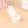 1:12 Dolls Accessories Vintage Dollhouse Furniture Bathroom Modeling White Toilet Doll House Miniature Baby Pretend Toys