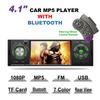 4.1" 1DIN 1080P HD Car In-Dash Digital MP5 Stereo Audio MP3 Player FM Radio Bluetooth 7 Colors Backlight With Steering Wheel  Control Remote