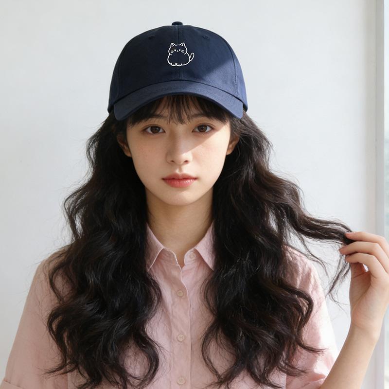 Spring Women's Fashion Baseball Cap Versatile Street Couple Face Small Visor Retro Cap Men