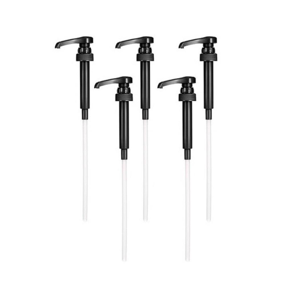 

5pcs Condiment Dispensing Syrup Pump 10cc Liquid Pump Dispenser Hand-press Bottle Pump Cafe чёрный