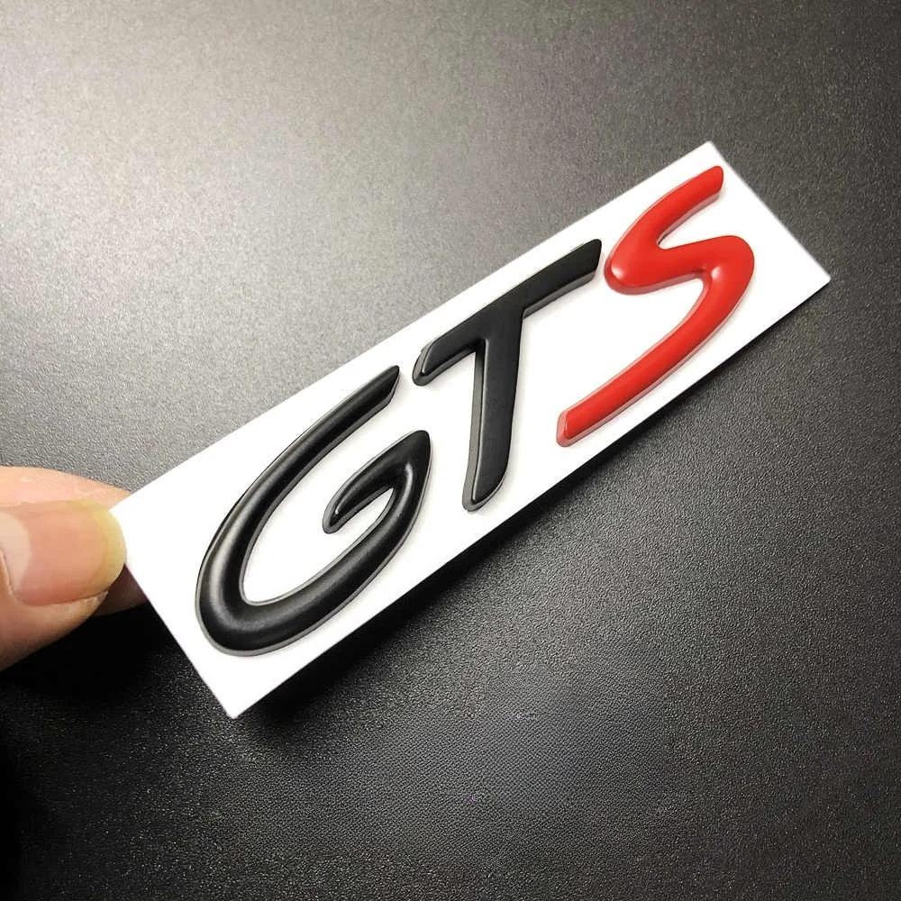 

Cayears GTS GT1234 RS ABS Пластик Наклейка Значок Декалі Гоночна Емблема Підходить Після 2012 Для Porsche Авто Автомобіль Кузов Кришка Заднього Багажника