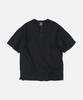 FRIZMWORKS Henley Neck Half Tee _ Black