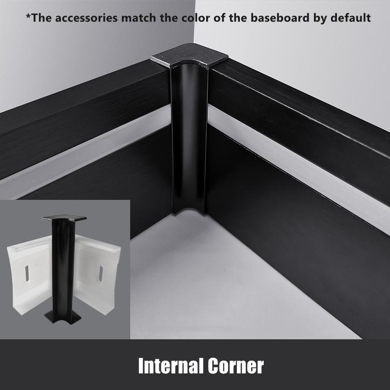 H80mm LED Skirting Line 0.5m 1m Brushed LED Aluminium Profile Floor Baseboard Bar Strip Light Metal Wall Skirting Linear Lamp