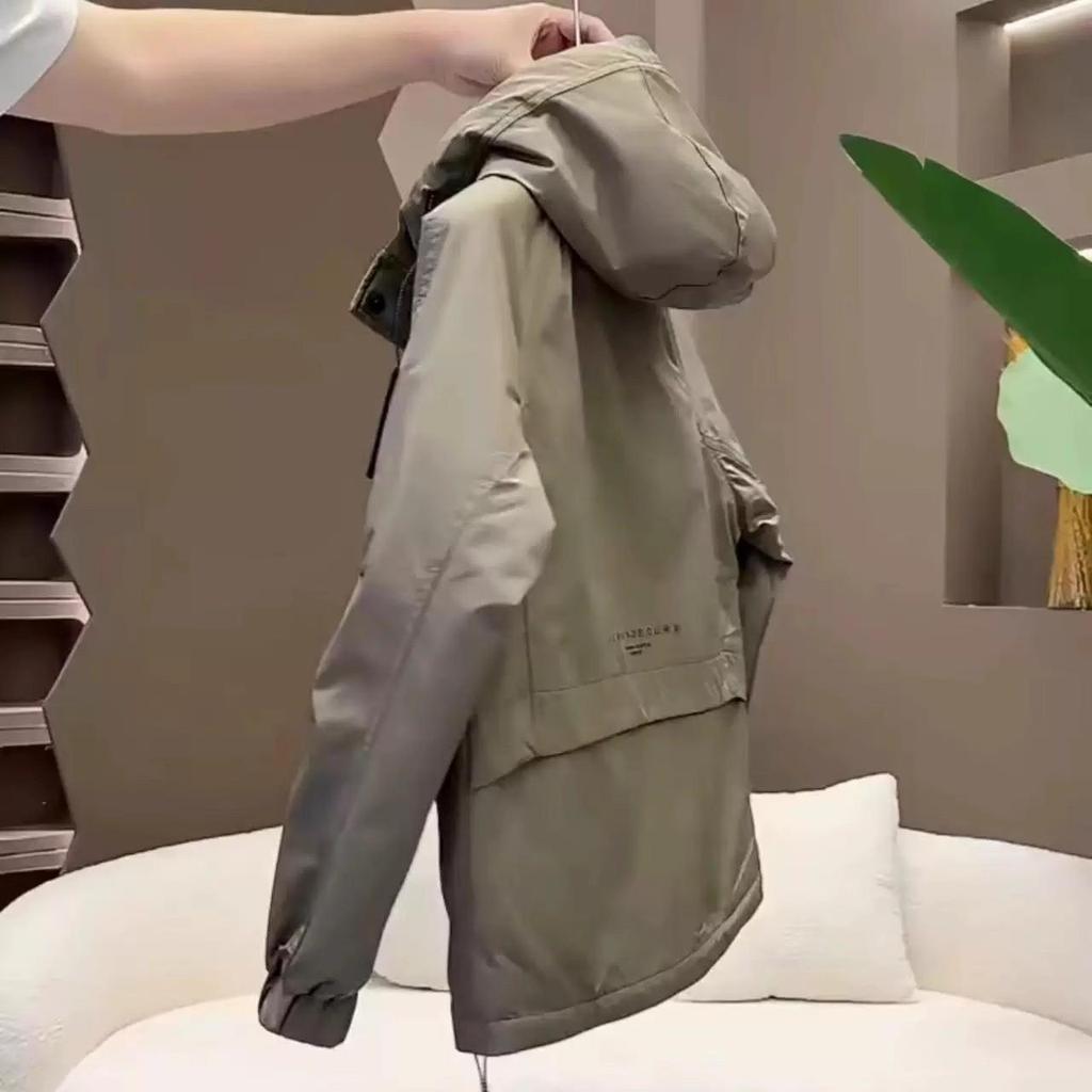 Men's Windproof Hooded Jacket: 2025 Winter Padded & Thickened Tide Brand Coat