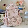 Cartoon Bear Backpack Student Class Schoolbag Lightweight Backpack
